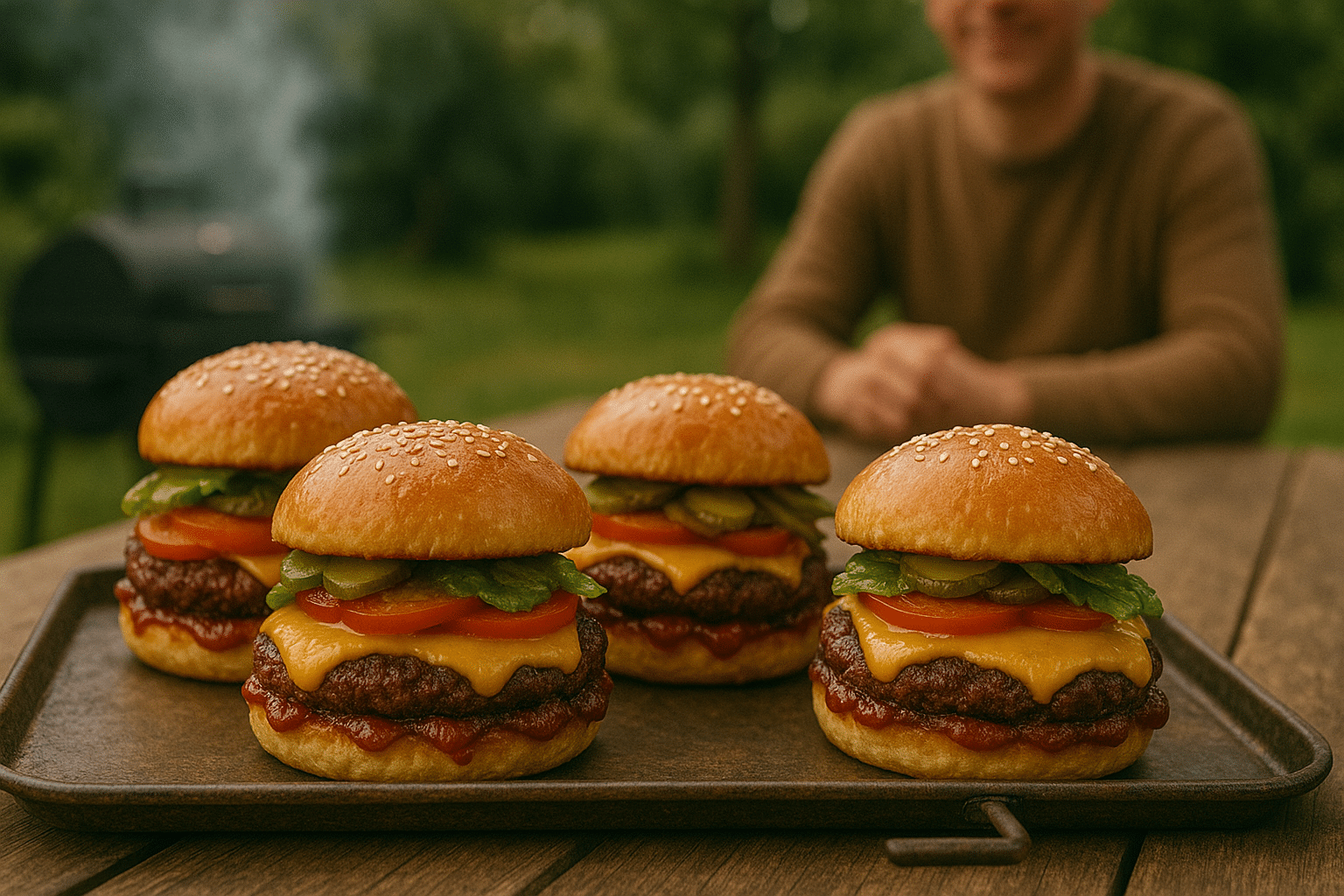 Recette de buger au brasero