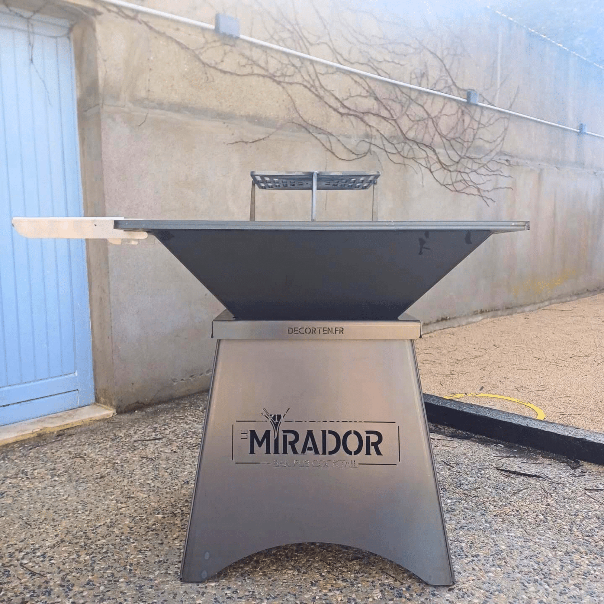 Grand Brasero Décorten - Personnalisation pour un restaurant